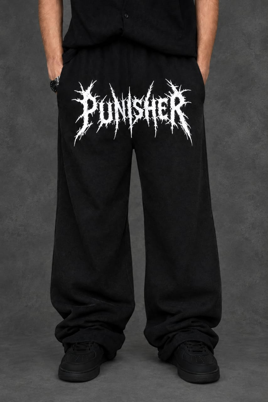 Punisher Cotton Baggy Trousers