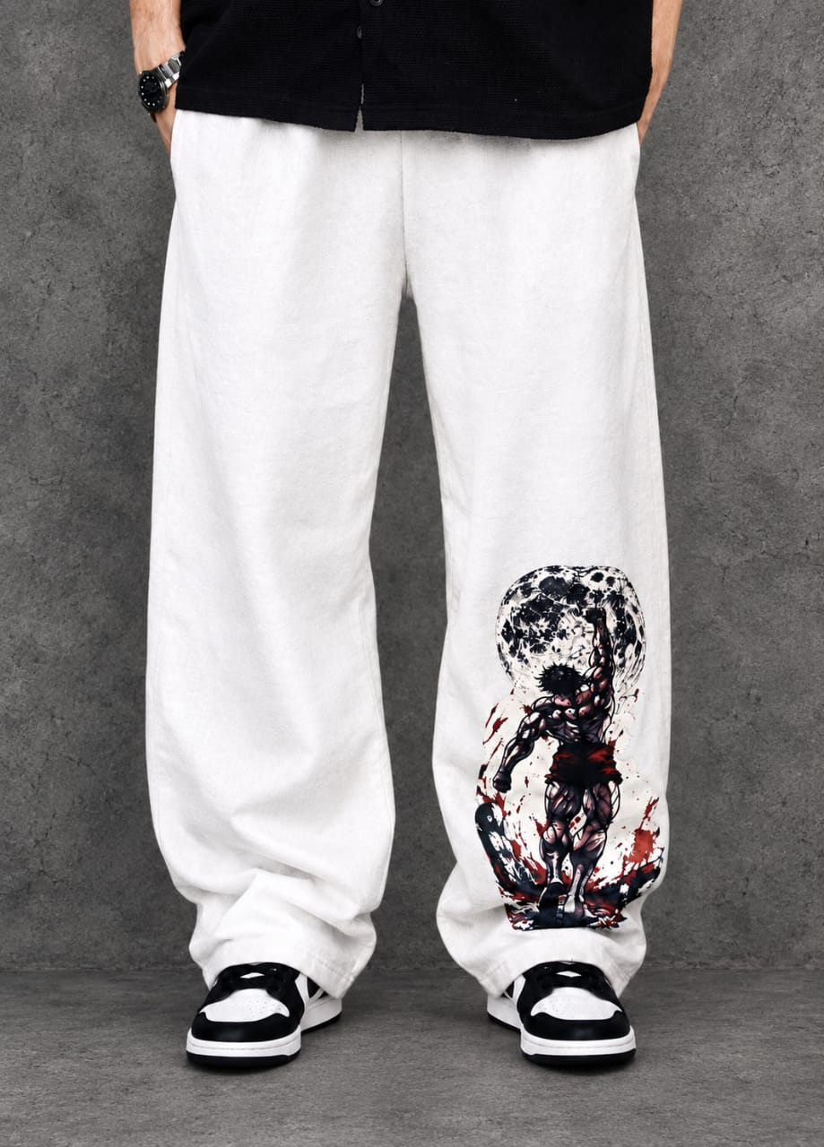 Baki Hanma Cotton Baggy Trousers